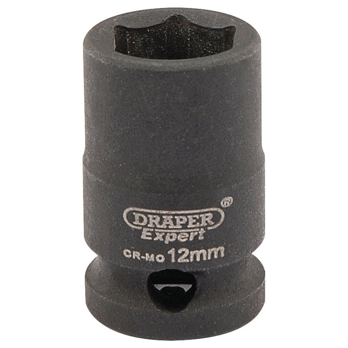 Draper Expert HI-TORQ 6 Point Impact Socket, 3/8" Sq. Dr., 12mm Draper - Town Tools 