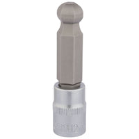 Draper Ball End Hexagonal Socket Bits, 3/8" Sq. Dr., 12mm 16295