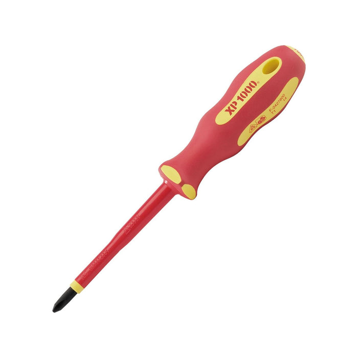 Draper XP1000 VDE Cross Slot Screwdriver, No.2 x 100mm 64432 Draper - Town Tools 