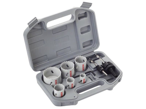 Bosch Powertool Accessories Electrician's HSS Bi-metal Holesaw Set, 9 Piece Bosch Powertool Accessories - Town Tools