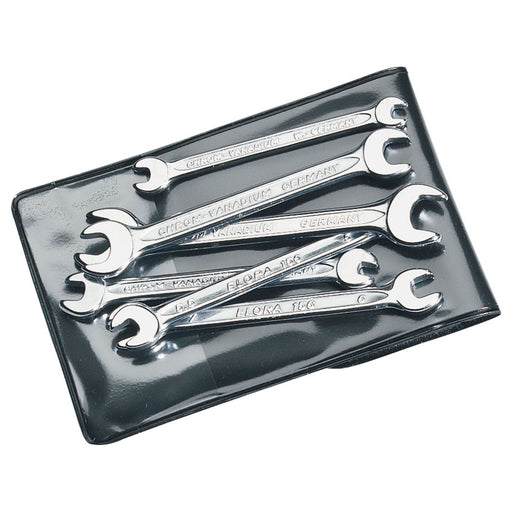 Draper Midget Metric Open End Spanner Set (6 Piece) Draper - Town Tools