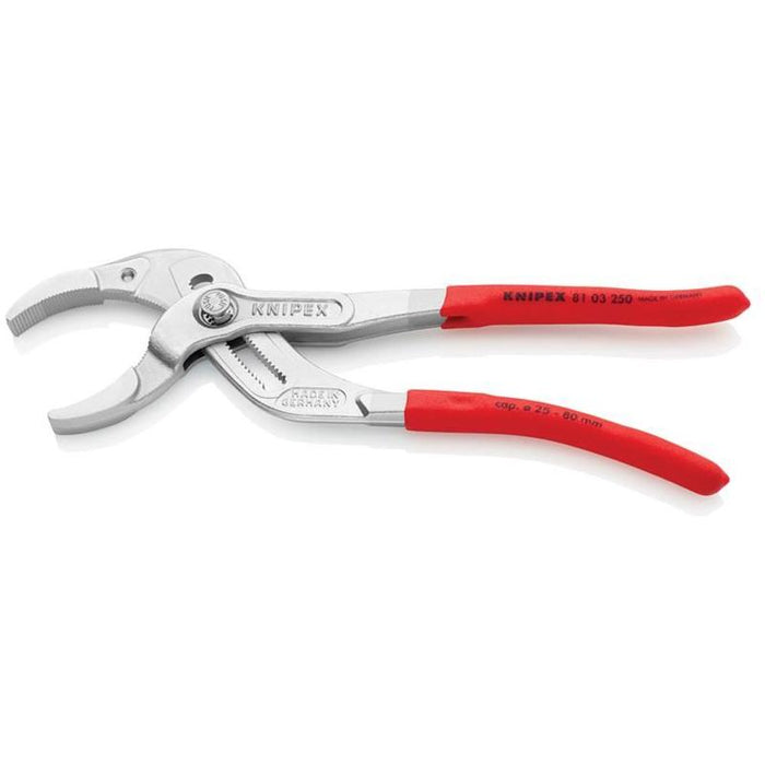 Knipex Plastic Pipe Grip Pliers Chrome 250mm Knipex - Town Tools