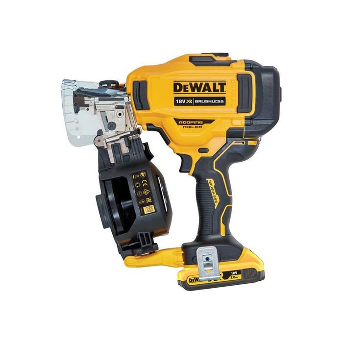 Dewalt Power Tools DCN45RND2 XR Brushless Roofing Coil Nailer 18V 2 x 2.0Ah Li-ion DeWALT Power Tools - Town Tools