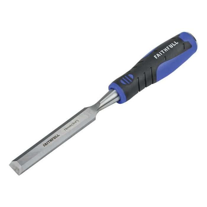 Faithfull Soft Grip Bevel Edge Chisel 19mm (3/4in) Faithfull - Town Tools