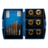 Laser Metric Tap & Die Set 13pc 4026