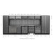 Superline Pro Superline PRO Storage System with Stainless Steel Worktop 4.9m Superline Pro - Town Tools 