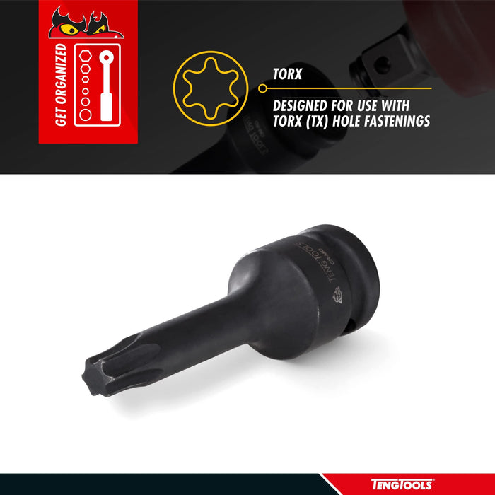 Teng Tools 1/2" TX Impact Socket DIN TX20 Teng Tools - Town Tools 