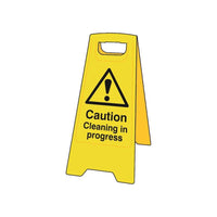 Scan Caution Cleaning In Progress - Heavy Duty 'A' Board