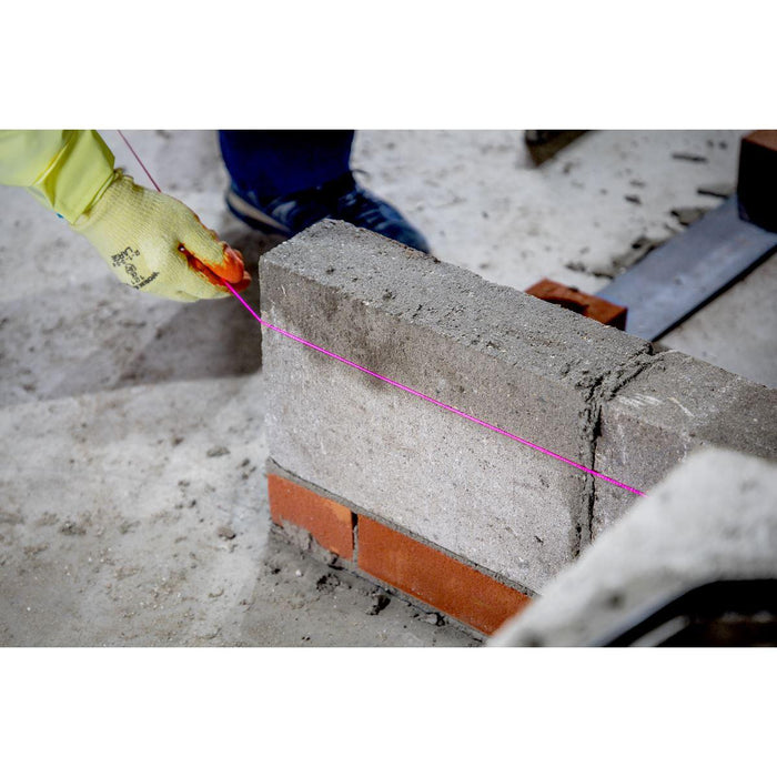 Sealey Braided Nylon Brick Line 76m - Pink BLP1 Sealey - Town Tools 