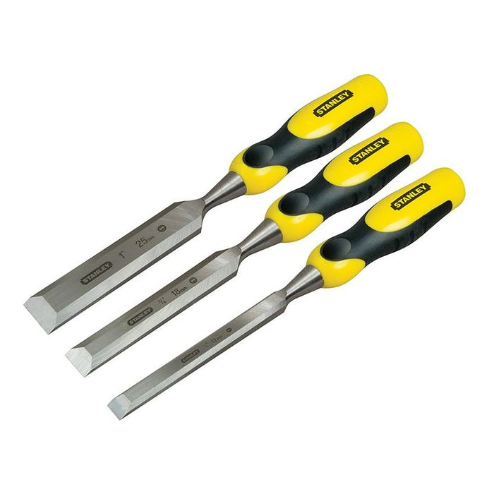 Stanley® Hand Tools DYNAGRIP™ Bevel Edge Chisel with Strike Cap Set, 3 Piece STANLEY® Hand Tools - Town Tools