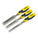 Stanley® Hand Tools DYNAGRIP™ Bevel Edge Chisel with Strike Cap Set, 3 Piece STANLEY® Hand Tools - Town Tools