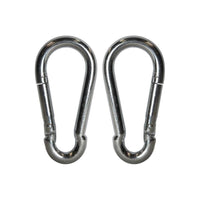 Faithfull Fire Brigade Snap Hook 8mm Zinc Plated (Pack 2)
