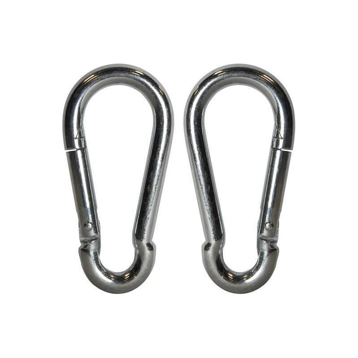Faithfull Fire Brigade Snap Hook 8mm Zinc Plated (Pack 2) Faithfull - Town Tools
