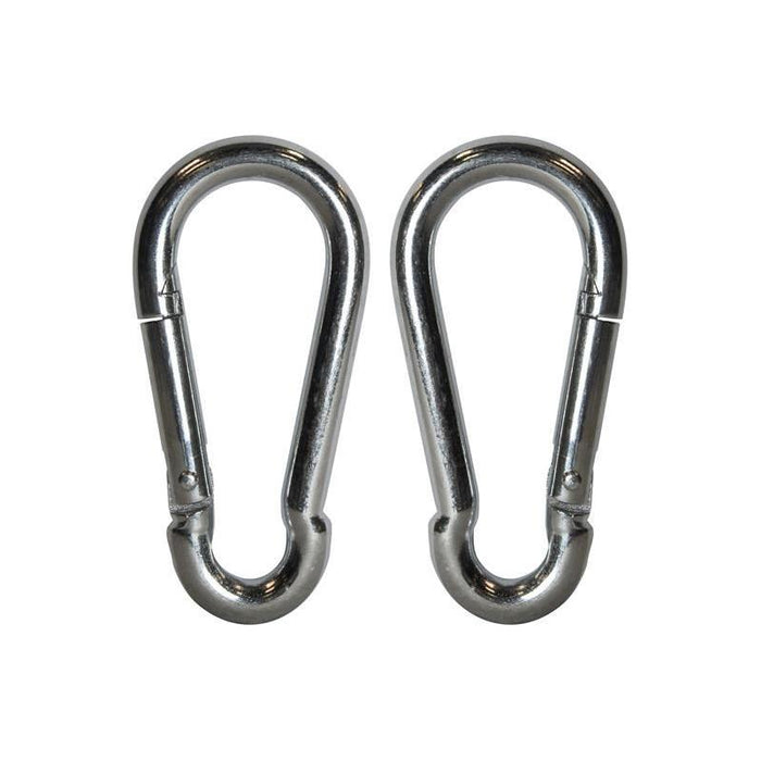 Faithfull Fire Brigade Snap Hook 8mm Zinc Plated (Pack 2) Faithfull - Town Tools