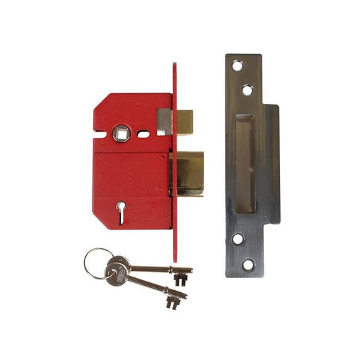 Union StrongBOLT 2200S BS 5 Lever Mortice Sashlock Satin Chrome 68mm Box UNION - Town Tools