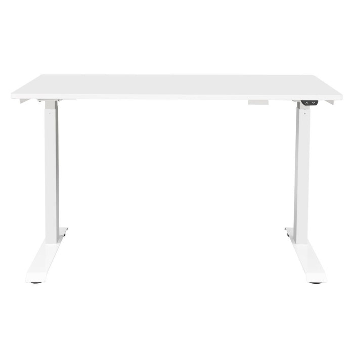 Dellonda Single Motor  Adjustable-Height Electric Sit/Stand Desk - White Desktop