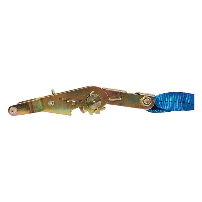 Silverline Ratchet Tie Down Strap J-Hook 4m x 30mm - Rated 400kg Capacity 800kg Silverline - Town Tools 