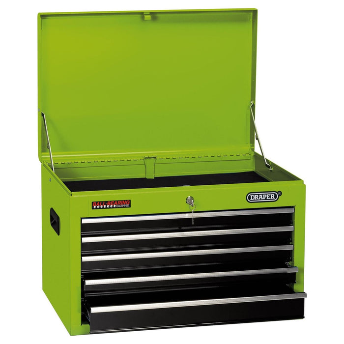 Draper Tool Chest, 5 Drawer, 26", Green 35739 Draper - Town Tools 