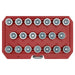 Sealey Locking Wheel Nut Key Set 20pc Porsche SX221 Sealey - Town Tools 