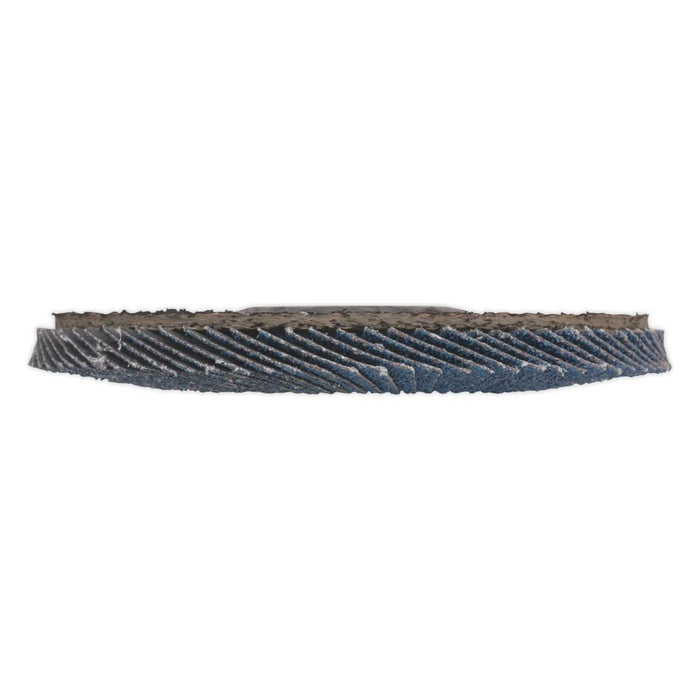 Sealey Flap Disc Zirconium115mm22mm Bore 60Grit FD11560 Sealey - Town Tools 