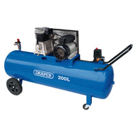 Draper Belt-Driven Air Compressor, 200L, 2.2kW 55315