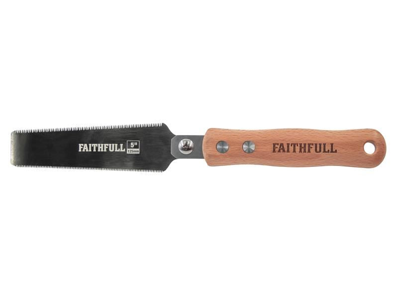 Faithfull FSC Double Sided Pull Saw 125mm Faithfull - Town Tools