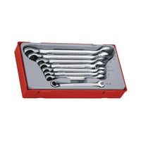 Teng Tools Ratcheting Combination Spanner Set R TT1 8 Pieces