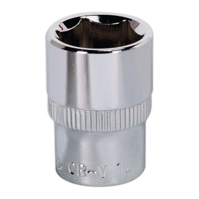 Sealey WallDrive Socket 14mm 3/8"Sq Drive Fully Polished SP3814 Sealey - Town Tools 