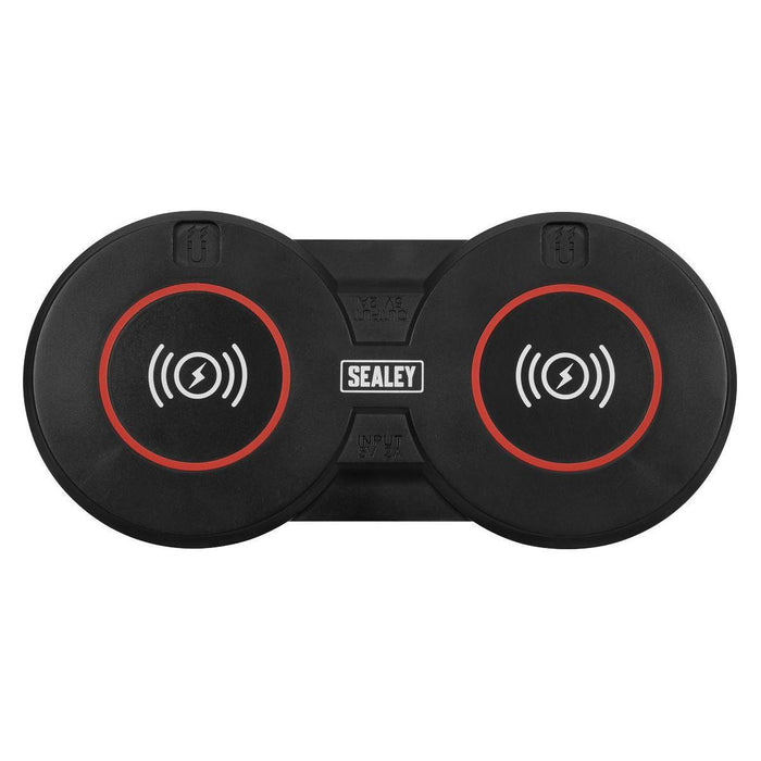 Sealey Wireless Charging Base Double 5V?2A WCB4 Sealey - Town Tools 