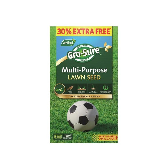 Gro-Sure Multi-Purpose Lawn Seed 10m² + 30% Free Gro-Sure - Town Tools