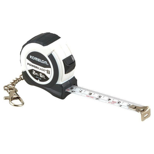 Komelon PowerBlade™ II Pocket Key Ring Tape 2m/6ft (Width 13mm) Komelon - Town Tools