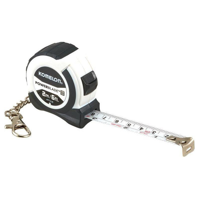 Komelon PowerBlade™ II Pocket Key Ring Tape 2m/6ft (Width 13mm) Komelon - Town Tools