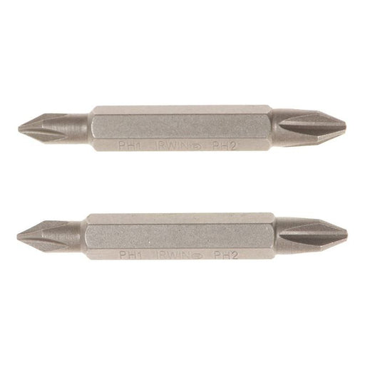 Irwin® Screwdriver Bits PH2/PH2 Double-Ended 50mm (Pack 2) IRWIN® - Town Tools