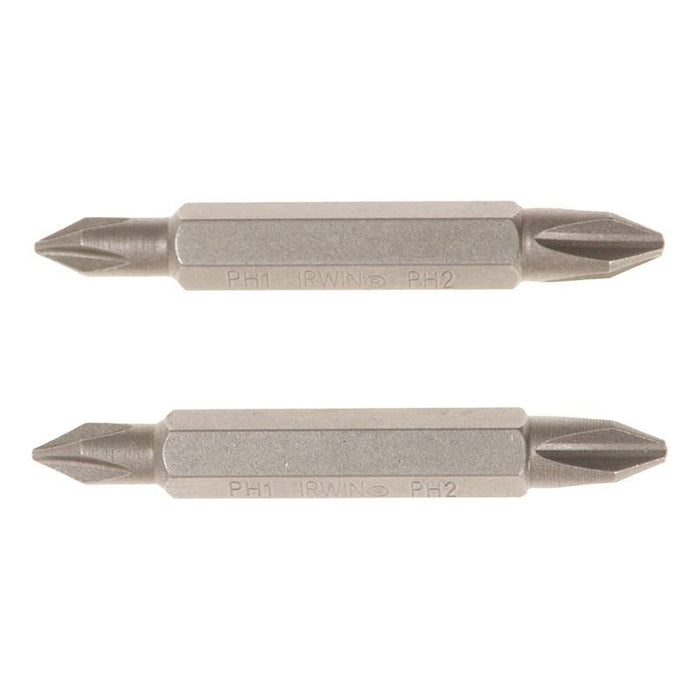 Irwin® Screwdriver Bits PH2/PH2 Double-Ended 50mm (Pack 2) IRWIN® - Town Tools