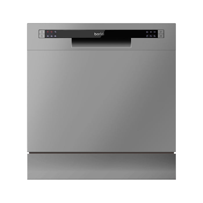 Baridi Tabletop Dishwasher 8 Place Settings 8L Capacity - Silver DH87 Baridi - Town Tools 