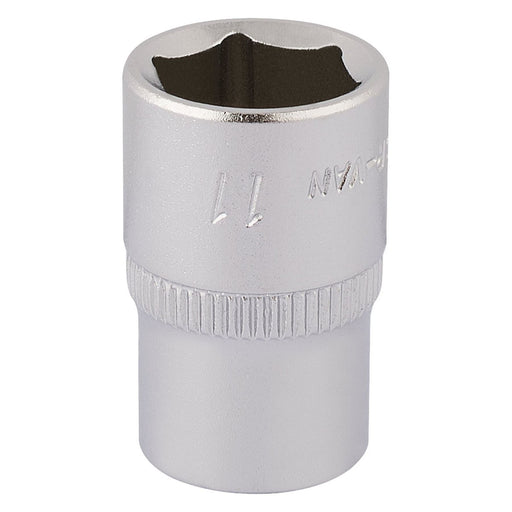 Draper Elora Hexagon Socket, 1/4" Sq. Dr., 11mm 11100 Draper - Town Tools 