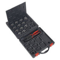 Sealey Ratchet Crimping Tool with Jaws and Storage Case AK3858COMBO