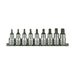 Teng Tools 1/2" TX Bit Socket Clip Rail Set 9 Pieces Teng Tools - Town Tools 