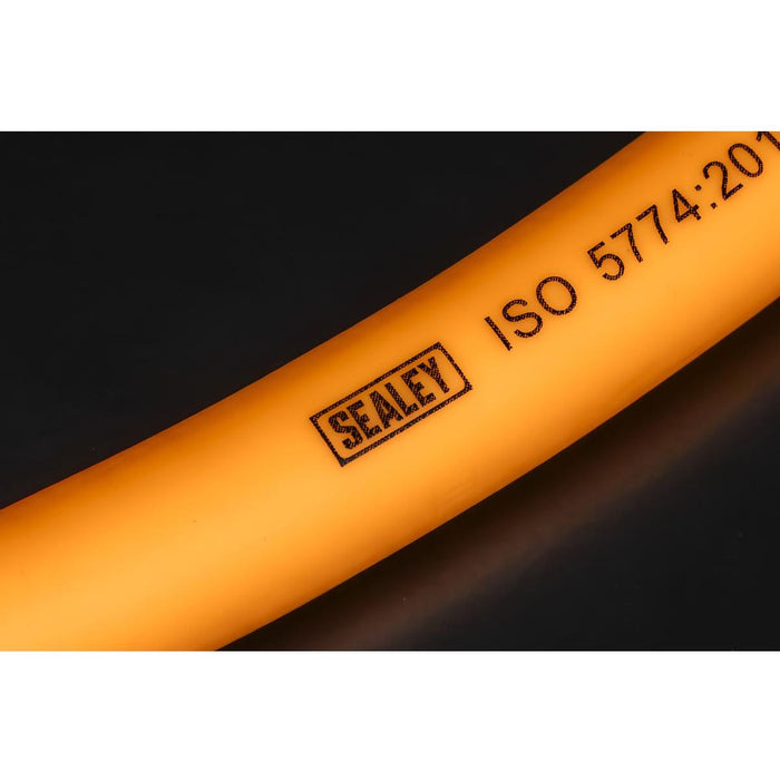 Sealey High-Visibility Hybrid Air Hose with 1/4"BSP Unions 20m x 10mm AHHC2038 Sealey - Town Tools 