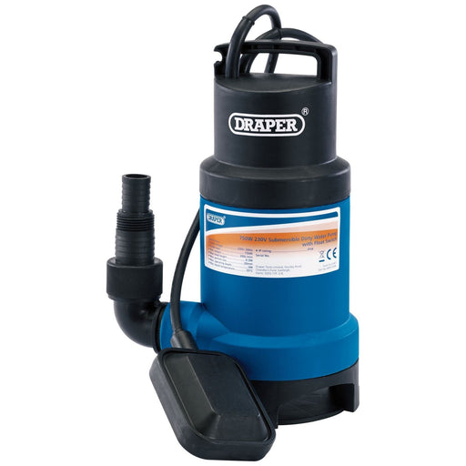 Draper Submersible Dirty Water Pump with Float Switch, 200L/Min, 750W 61667 Draper - Town Tools 