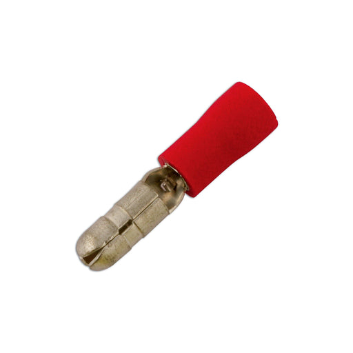 Connect Red Female Bullet 4.0mm 100pc 30140 Tool Connection - Town Tools 