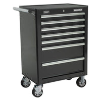 Sealey Rollcab 7 Drawer with Ball-Bearing Slides Black AP26479TB