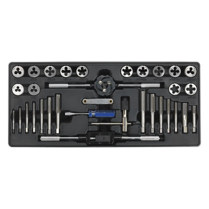 Sealey Tool Tray with Tap & Die Set 33pc TBT26