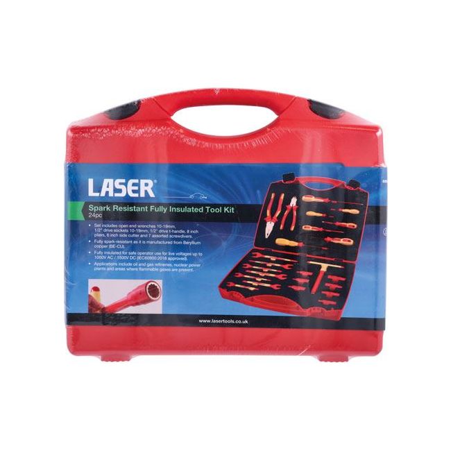 Laser Spark Resistant Fully Insulated Tool Kit 24pc 8509 Laser - Town Tools 