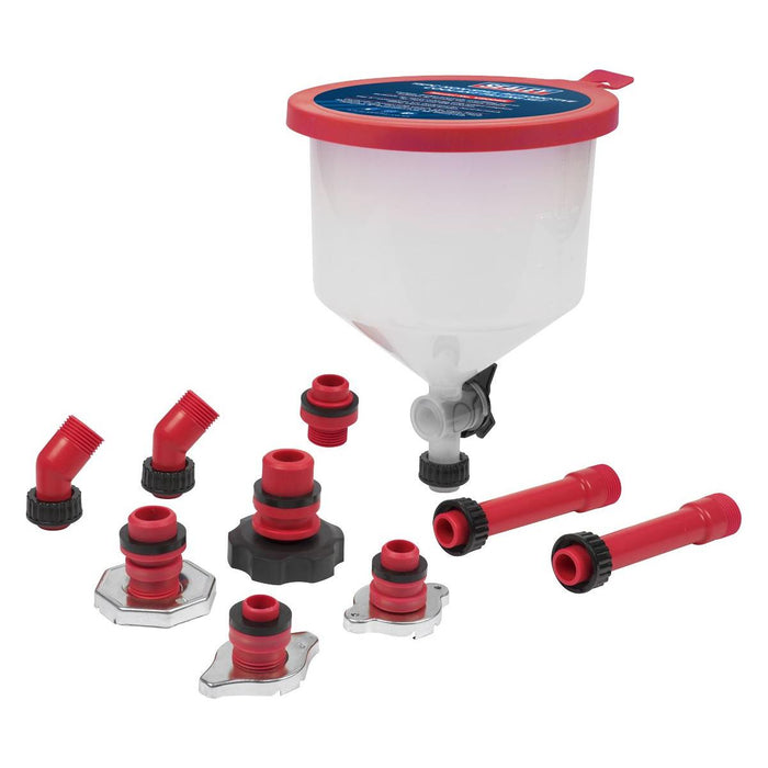 Sealey Non-Spill Automotive Coolant Filling Set 15pc VS0045 Sealey - Town Tools 