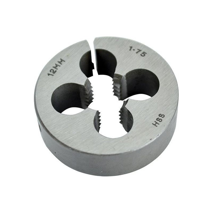 Faithfull HSS Straight Flute Split Die M12 x 1.75, 1.1/2in OD Faithfull - Town Tools