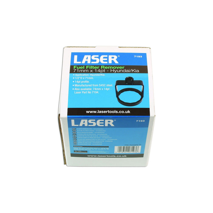 Laser Fuel Filter Remover 1/2"D 71mm 7193 Laser - Town Tools 