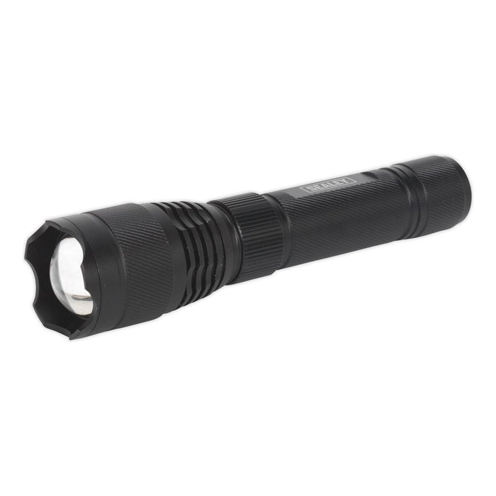 Sealey Aluminium Torch 10W SMD LED Adjustable Focus Rechargeable LED449 Sealey - Town Tools 