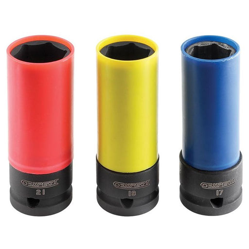 Expert 1/2in Drive Deep Impact Socket Set, 3 Piece Expert - Town Tools