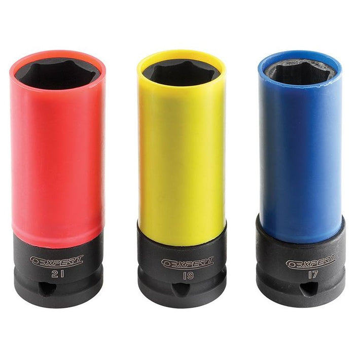 Expert 1/2in Drive Deep Impact Socket Set, 3 Piece Expert - Town Tools